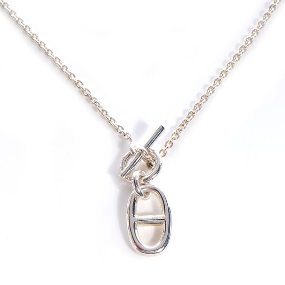 [⭐moonlume]HM CHAINE D'ANCRE PENDANT NECKLACE STERLING SILVER