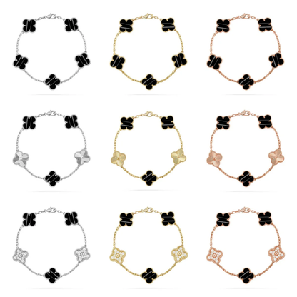 [⭐moonlume] CLOVER 5 MOTIF PULSAR STONE BRACELET COLLECTION