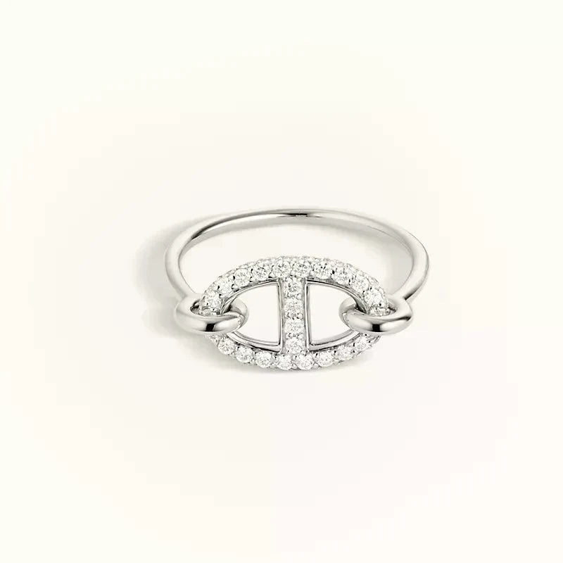 [⭐moonlume]RONDE SMALL SILVER DIAMOND RING