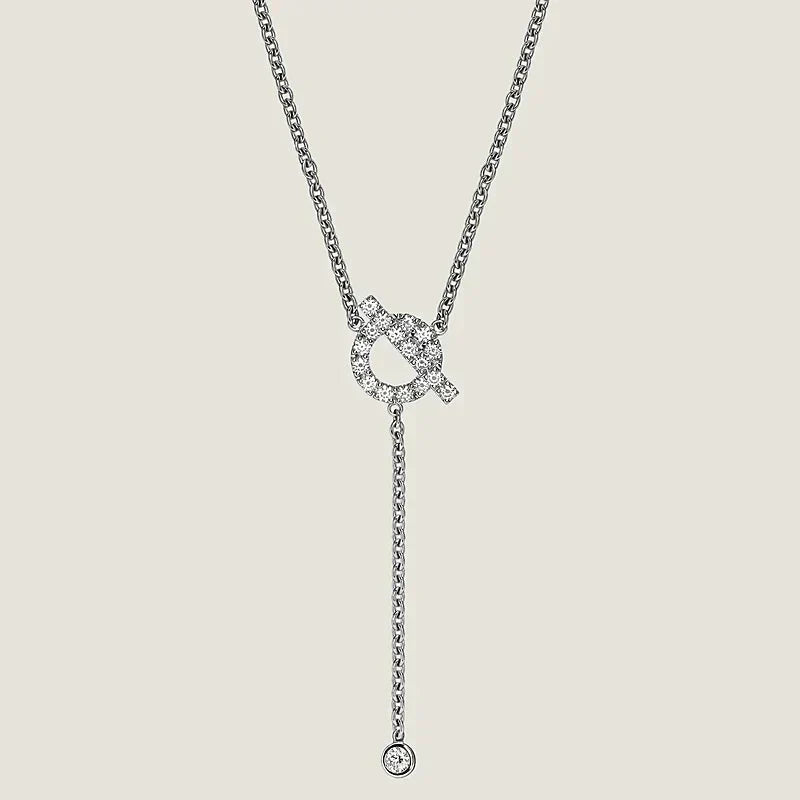 [⭐moonlume]FINESSE SILVER DIAMOND NECKLACE