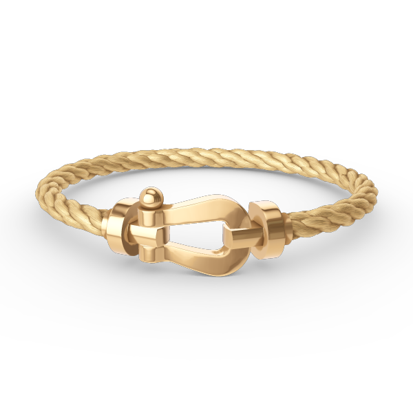 [⭐moonlume]FORCE LARGE HORSESHOE NO DIAMOND BRACELET GOLD