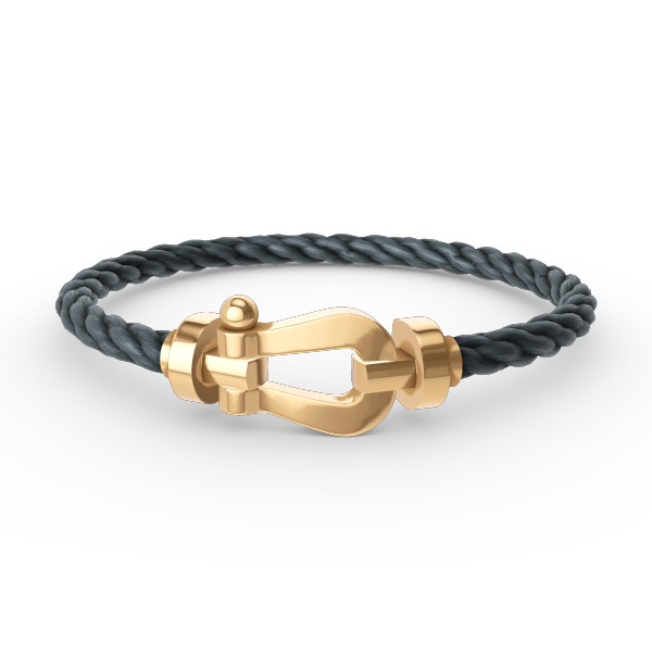 [⭐moonlume]FORCE LARGE HORSESHOE NO DIAMOND BRACELET GOLD