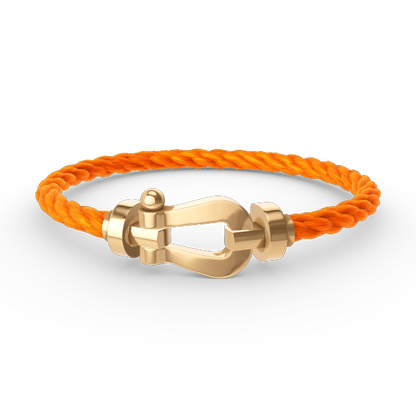 [⭐moonlume]FORCE LARGE HORSESHOE NO DIAMOND BRACELET GOLD