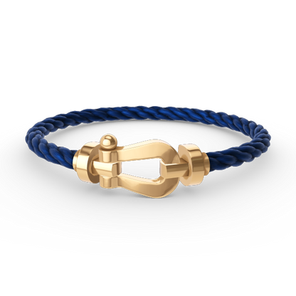[⭐moonlume]FORCE LARGE HORSESHOE NO DIAMOND BRACELET GOLD
