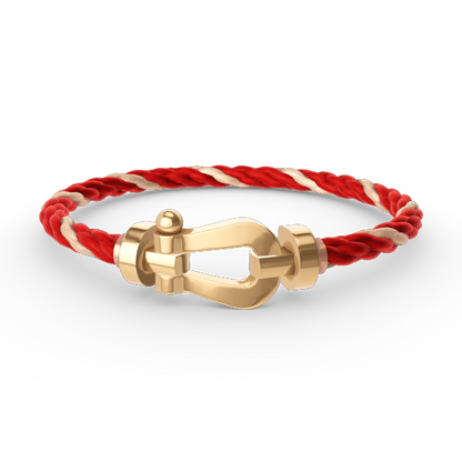[⭐moonlume]FORCE LARGE HORSESHOE NO DIAMOND BRACELET GOLD