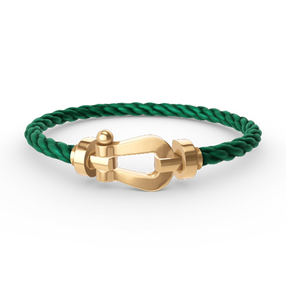 [⭐moonlume]FORCE LARGE HORSESHOE NO DIAMOND BRACELET GOLD