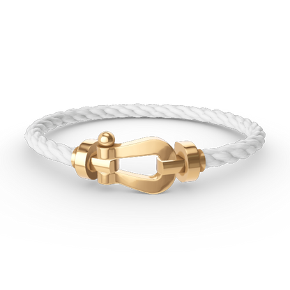 [⭐moonlume]FORCE LARGE HORSESHOE NO DIAMOND BRACELET GOLD