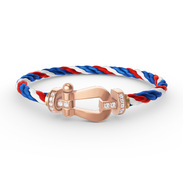 [⭐moonlume]FORCE LARGE HORSESHOE HALF DIAMOND BRACELET ROSE GOLD