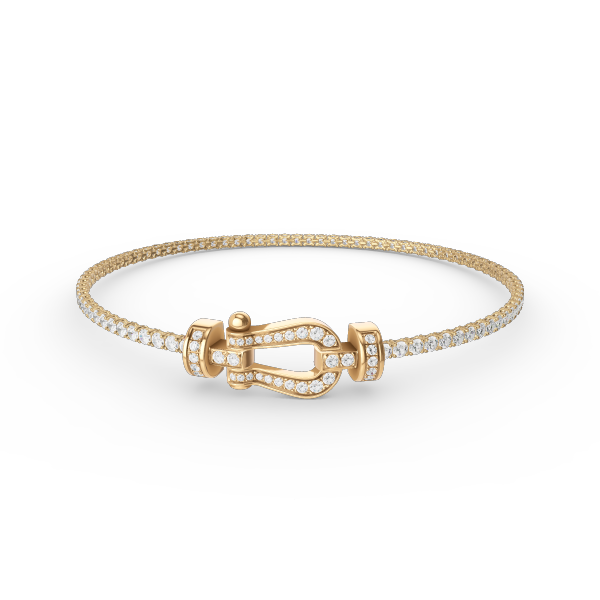 [⭐moonlume]FORCE  HORSESHOE  DIAMOND TENNIS BRACELET