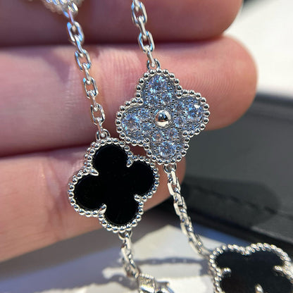 [⭐moonlume] CLOVER 5 MOTIF ONYXS BRACELET COLLECTION