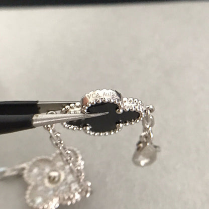 [⭐moonlume] CLOVER 5 MOTIF ONYXS BRACELET COLLECTION