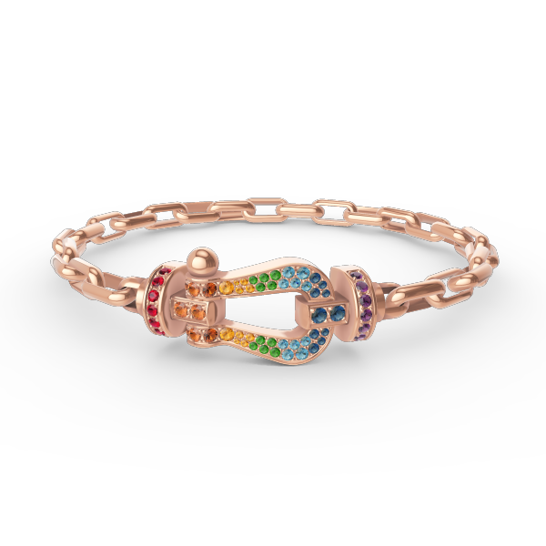 [⭐moonlume]FORCE LARGE HORSESHOE CLASP  METAL BRACELET