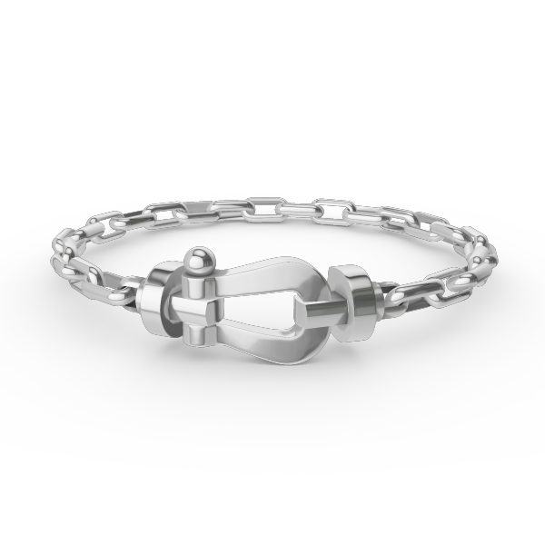[⭐moonlume]FORCE LARGE HORSESHOE CLASP  METAL BRACELET