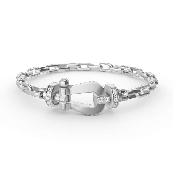 [⭐moonlume]FORCE LARGE HORSESHOE CLASP  METAL BRACELET