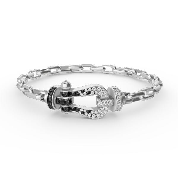 [⭐moonlume]FORCE LARGE HORSESHOE CLASP  METAL BRACELET