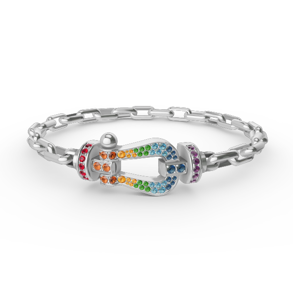 [⭐moonlume]FORCE LARGE HORSESHOE CLASP  METAL BRACELET