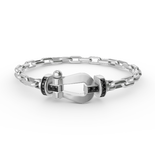 [⭐moonlume]FORCE LARGE HORSESHOE CLASP  METAL BRACELET