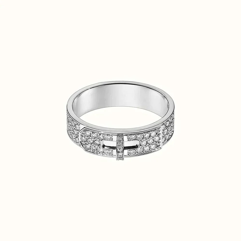 [⭐moonlume]KELLY SILVER DIAMOND RING