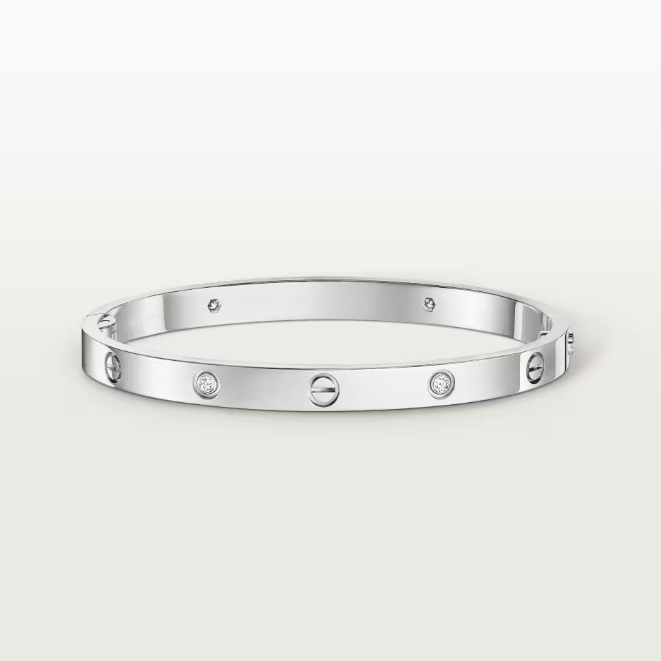 [⭐moonlume]LOVE BRACELET 4.8MM 4 DIAMONDS