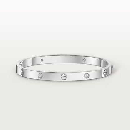 [⭐moonlume]LOVE BRACELET 4.8MM 4 DIAMONDS