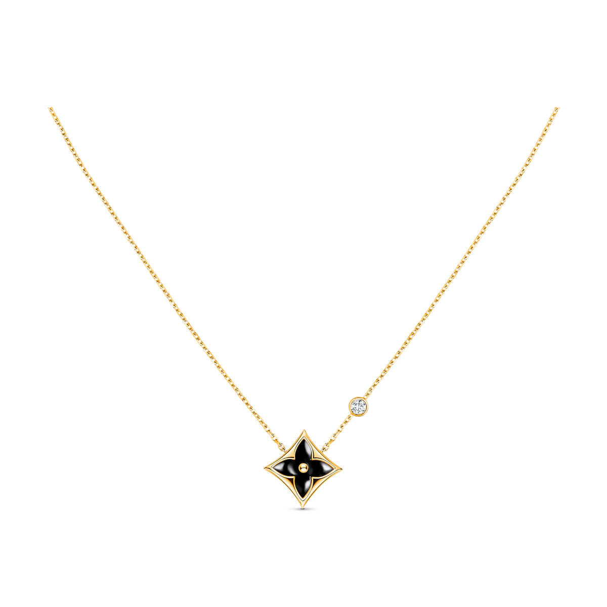 [⭐moonlume]STAR BLACK MOP NECKLACE