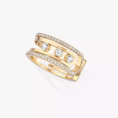 [⭐moonlume]Move 10th Diamond Ring in Gold