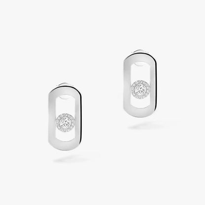 [⭐moonlume]So Move Diamond Earrings in Yellow Gold