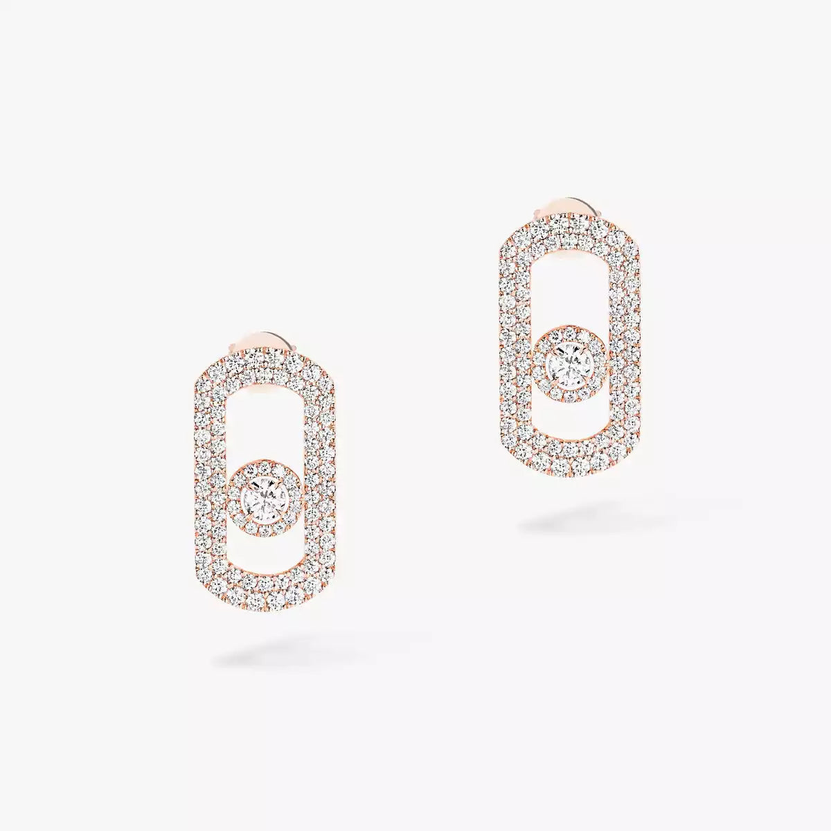 [⭐moonlume]So Move Pave_-Set Diamond Earrings in Silver