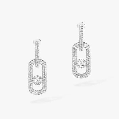 [⭐moonlume]So Move XL Pave_-Set Diamond Pendant Earrings