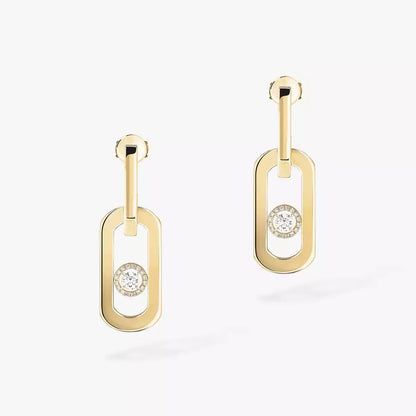 [⭐moonlume] So Move XL Diamond Hoop Earring