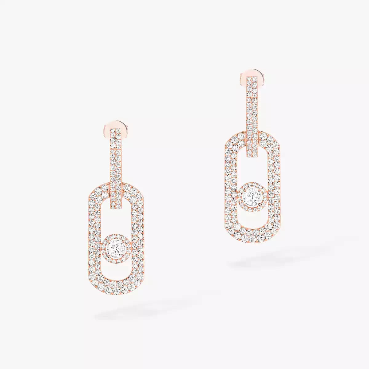 [⭐moonlume]So Move XL Pave_-Set Diamond Pendant Earrings