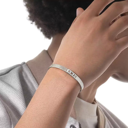 [⭐moonlume]Move Noa Ciselé half pavé bangle