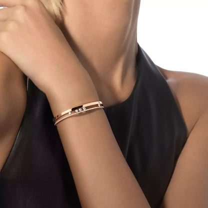 [⭐moonlume]Move Romane Diamond Bangle Bracelet