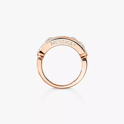 [⭐moonlume] Move Gold Diamond Pave_ Ring