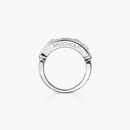 [⭐moonlume] Move Gold Diamond Pave_ Ring