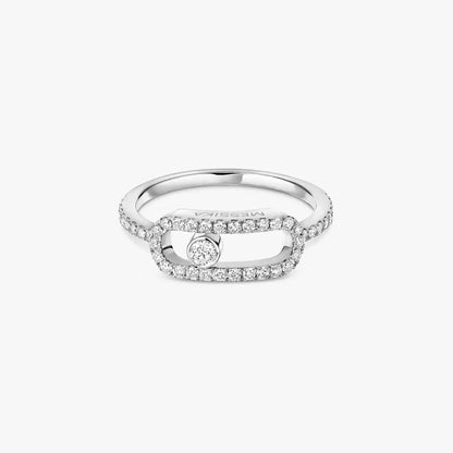 [⭐moonlume]Move Uno Diamond Ring in Gold