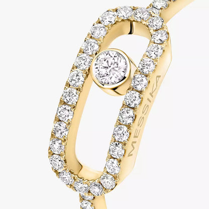 [⭐moonlume]Move Uno Diamond Ring in Gold