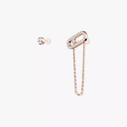 [⭐moonlume]Move Uno Diamond Earrings