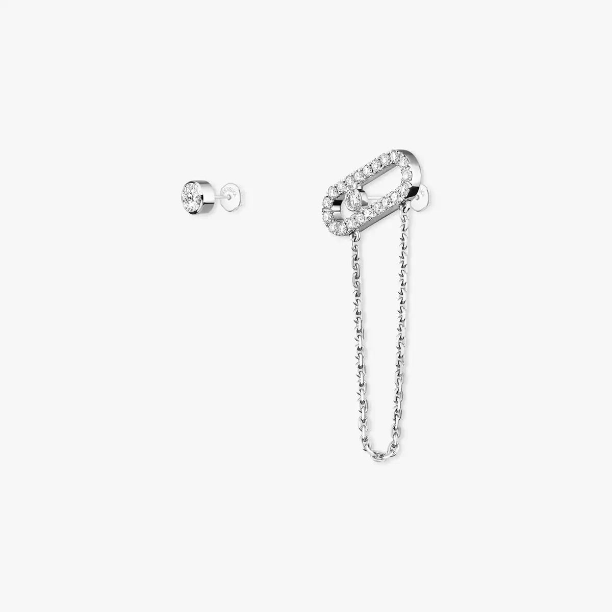 [⭐moonlume]Move Uno Diamond Earrings
