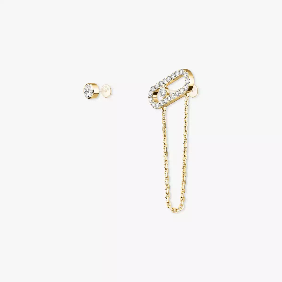 [⭐moonlume]Move Uno Diamond Earrings