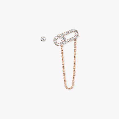 [⭐moonlume]Move Uno Diamond Earrings