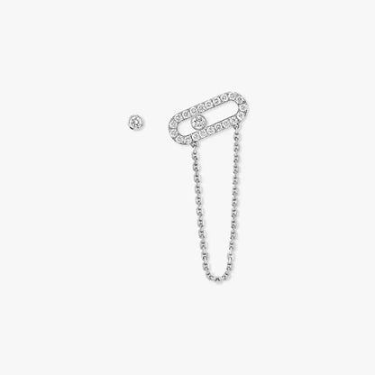 [⭐moonlume]Move Uno Diamond Earrings