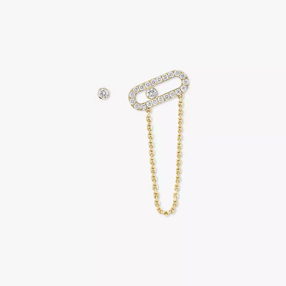 [⭐moonlume]Move Uno Diamond Earrings