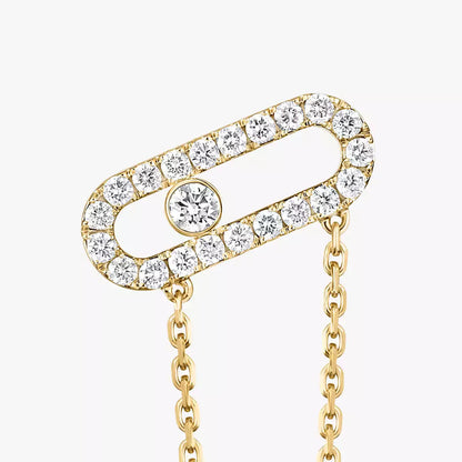 [⭐moonlume]Move Uno Diamond Earrings