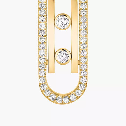 [⭐moonlume]Diamond Pendant Earrings Move 10Th