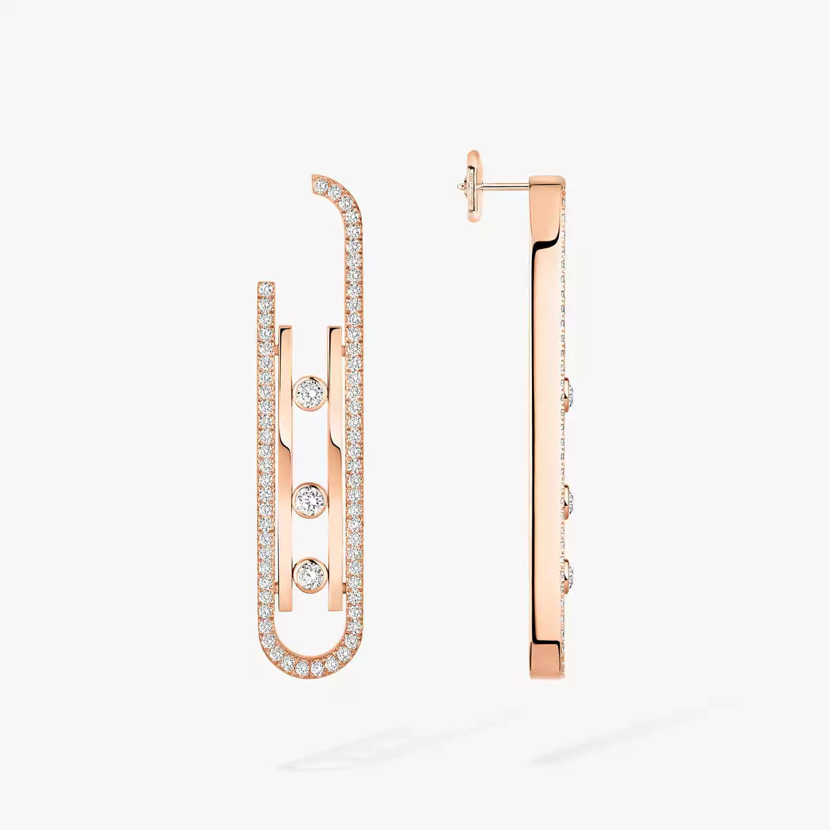 [⭐moonlume]Diamond Pendant Earrings Move 10Th