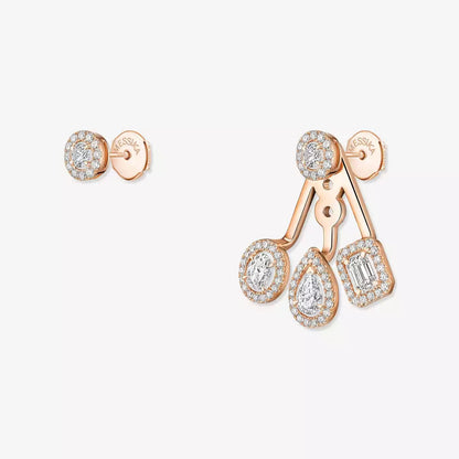 [⭐moonlume] My Twin Trio  Diamond Earrings