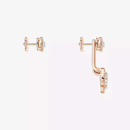 [⭐moonlume] My Twin Trio  Diamond Earrings