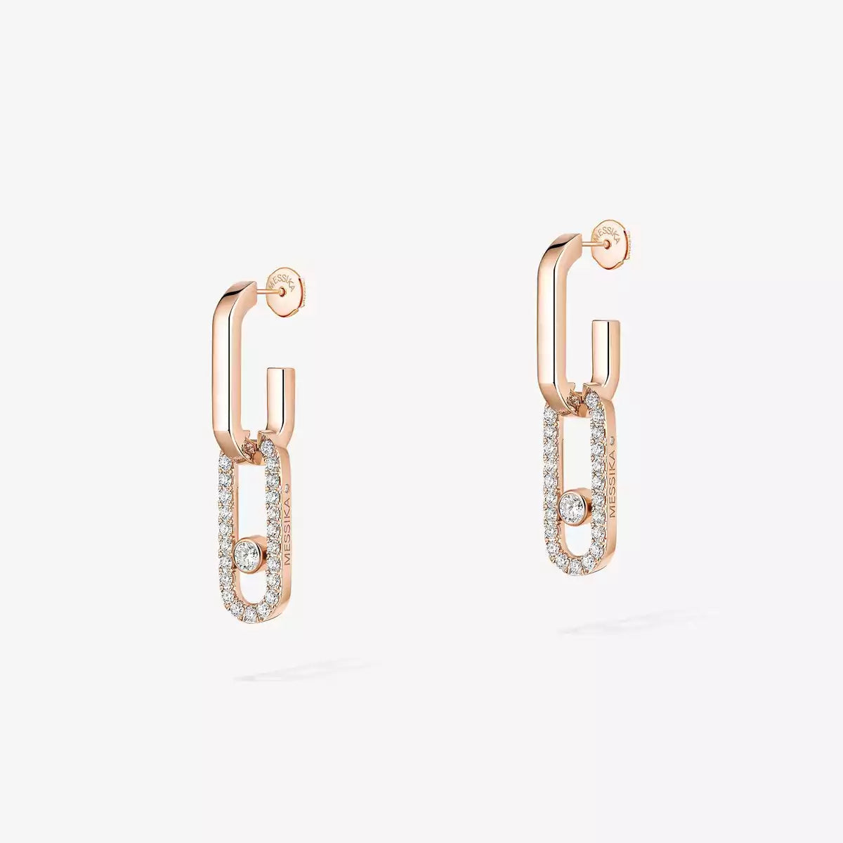 [⭐moonlume]Move Link Diamond Earrings