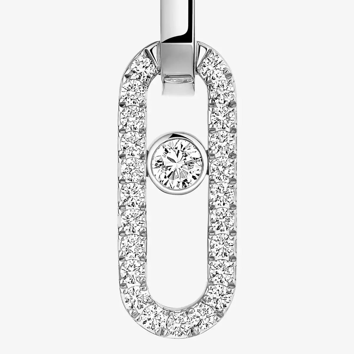 [⭐moonlume]Move Link Diamond Earrings